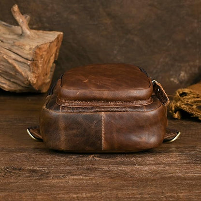 Le'aokuu Men Fashion Casual Tea Designer Travel Hiking Crossbody Chest Sling Bag Rig One Shoulder Strap Bag Men Leather 8015 | Fashion, Casual, Tea, Designer, Travel, Hiking