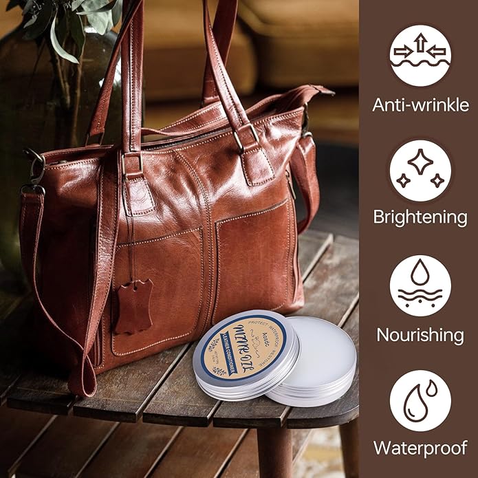 Mink Oil Leather Conditioner and Cleaner 3.52 oz - Premium Waterproof Formula for Leather Cowboy Boots,Natural Waterproof Soften and Restore Shoes, Jackets, Hats, Baseball Gloves, Saddles