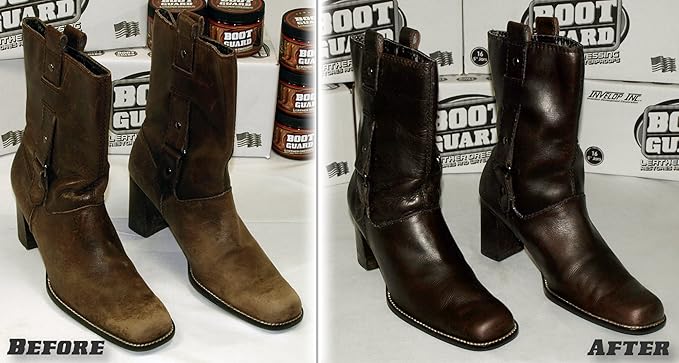 Leather Dressing: Restores and Conditions Leather Boots, Shoes, Automotive Interiors, Jackets, Saddles, Unscented, 5 Ounce Jar