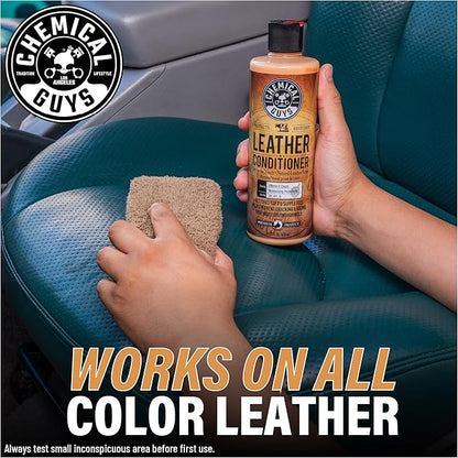 Chemical Guys SPI_401 Vintage Series Leather Conditioner Car Interiors, Furniture, Apparel, Sneakers, Boots, and More (Works on Natural, Synthetic, Pleather, Faux Leather and More), 128 fl oz (1 Gal)
