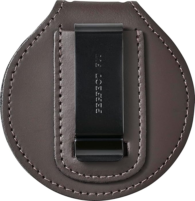 Perfect Fit Shield Wallets Florida Sheriff Five-Point Star Badge Holder 2.7 inches Tall (Cutout PF185) Brown Leather