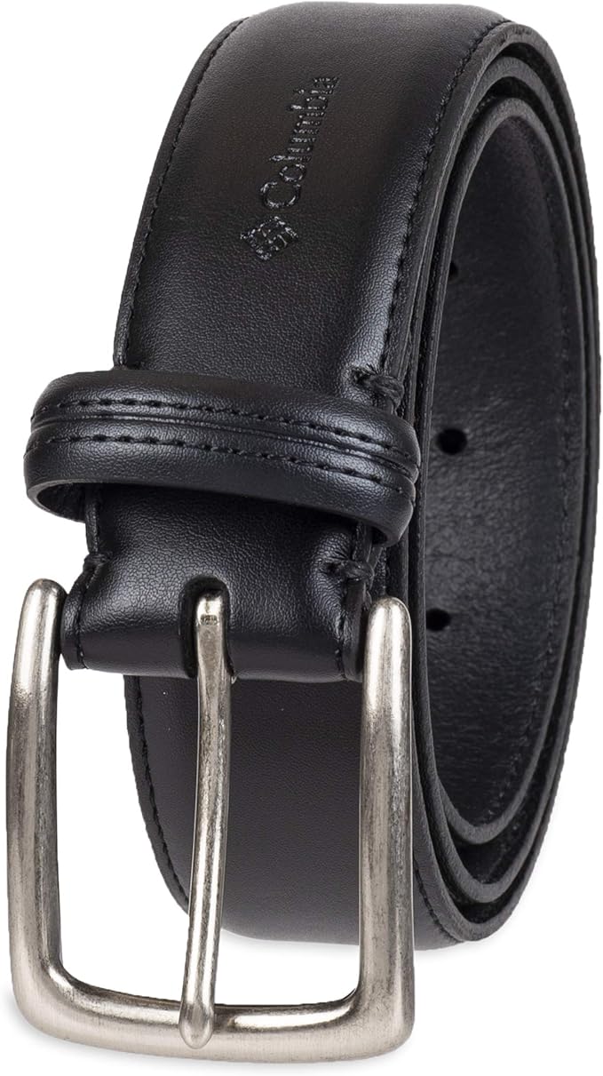 Columbia Men's Casual Everyday Leather Belt – Jeans, Chinos and Daily Wear