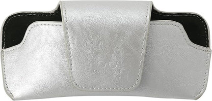 Sunglass Holder for Car Visor, Car Sunglasses Holder Leather, Eyeglasses Holder Glasses Storage Case Visor Accessories
