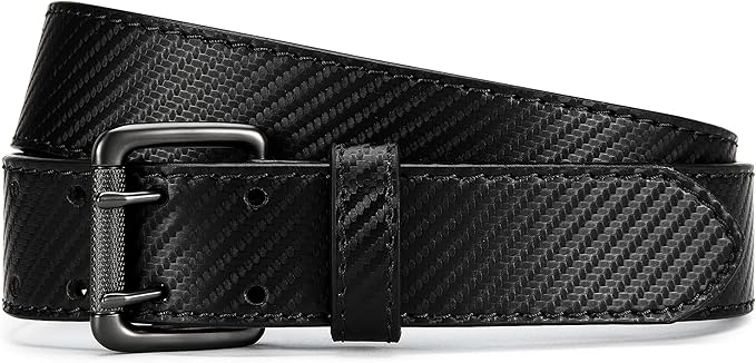 CHAOREN Work Belts for Men Heavy Duty - 1.5" Full Grain Leather Belt Casual - Fully Adjustable, Double Prong