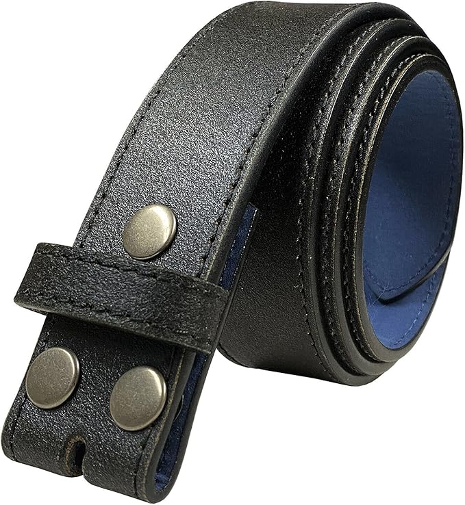BS57 Classic Vintage Casual Jean Replacement Belt Strap or Belt 1-1/2"(38mm) Wide, Multi-Style Options