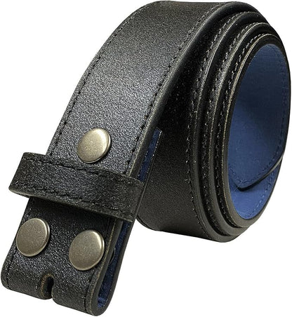 BS57 Classic Vintage Casual Jean Replacement Belt Strap or Belt 1-1/2"(38mm) Wide, Multi-Style Options