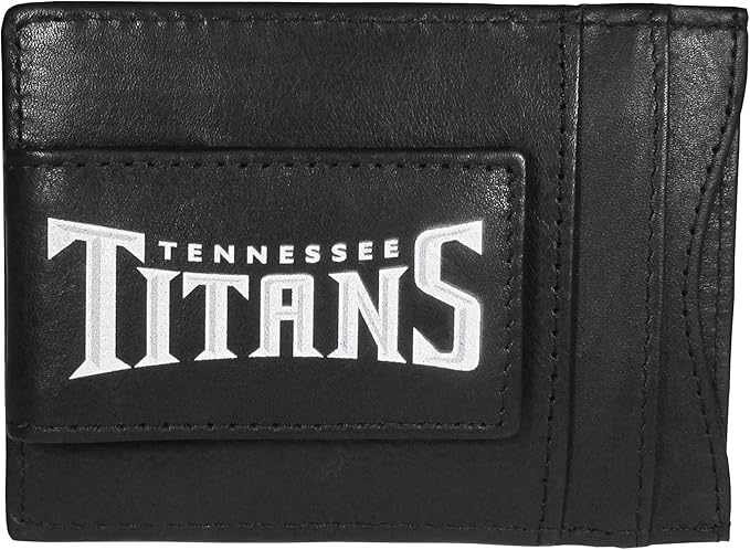 Siskiyou Sports NFL unisex Leather Cash & Cardholder & Money Clip