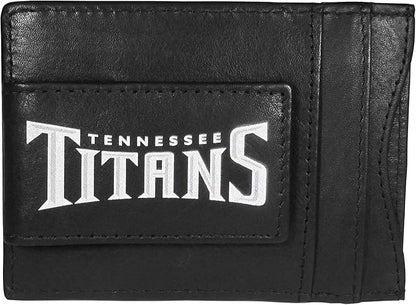 Siskiyou Sports NFL unisex Leather Cash & Cardholder & Money Clip