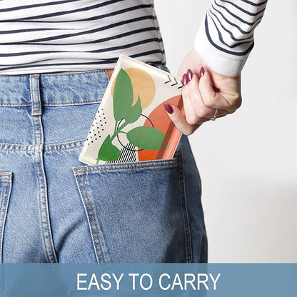 Passport Holder for Travel Essentials, Passport Wallet Cover Case for Travel Must Haves Accessories, Passport Book Holders for Women and Men, Tropical Plants