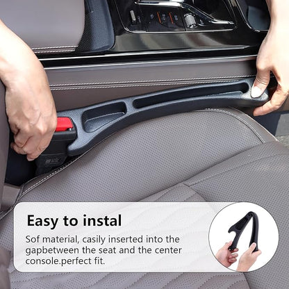【Compatible with Honda CR-V】 Seat Gap Filler,No Drop Seat Guard Compatible with Honda CR-V,Drop Seat Guards for Cars(2Pcs),Emergency Keychain Car Escape Tool(2Pcs)
