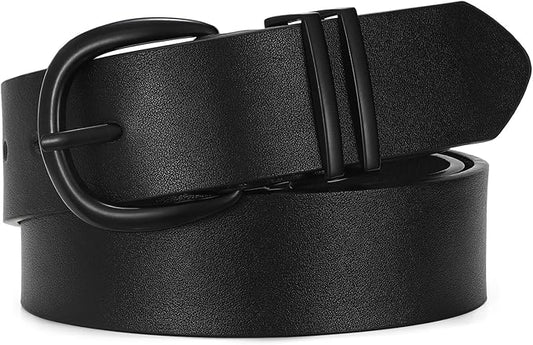 SUOSDEY Womens Casual Leather Belt for Jeans Dress Pants,Fashion Ladies Waist Belt