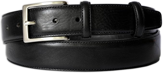 Mens Plain Smooth Italian Dress Leather Belt