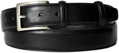 Mens Plain Smooth Italian Dress Leather Belt