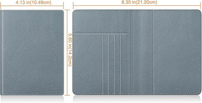 FINTIE Passport Holder, Slim Travel Wallet RFID Blocking Card Case Cover Passport Cover Protector Essentials with Credit Card Slots for Women/Men | Slim, RFID Blocking, Card Case Cover, Essentials, Credit Card Slots