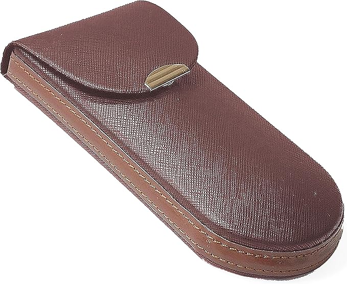 [Amazon.co.jp Limited] Glasses Case, Semi-Hard, Vertical, Compact, Thin, Monocoque, Slim, Portable, Convenient