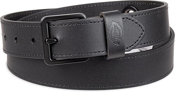 Dickies mens Genuine Leather Belt – Durable Casual Style, Regular & Big and Tall Sizes