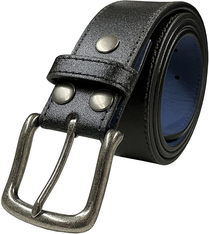 BS57 Classic Vintage Casual Jean Replacement Belt Strap or Belt 1-1/2"(38mm) Wide, Multi-Style Options