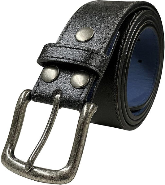 BS57 Classic Vintage Casual Jean Replacement Belt Strap or Belt 1-1/2"(38mm) Wide, Multi-Style Options