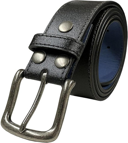 BS57 Classic Vintage Casual Jean Replacement Belt Strap or Belt 1-1/2"(38mm) Wide, Multi-Style Options