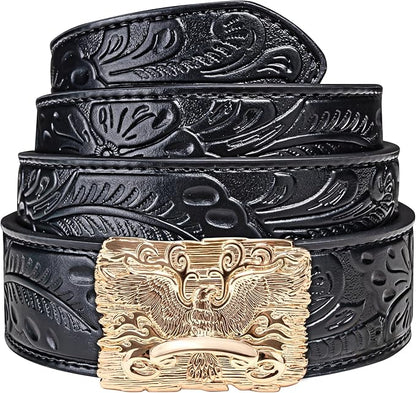 Dubulle Designer Mens Belts, Sliding Automatic Buckle Ratchet Dress Belt TOP Genuine Leather Strap Gifts