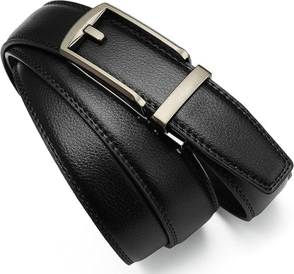 CHAOREN Mens Dress Belt - Ratchet Belt Leather 1 1/4" Comfort Click - Perfect Companion to Mens Dress Shoes