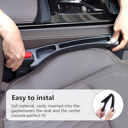 【Compatible with Jeep Grand Cherokee】 Seat Gap Filler,No Drop Seat Guard Compatible with Jeep Grand Cherokee L 4xe,Drop Seat Guards for Cars(2Pcs),Emergency Keychain Car Escape Tool(2Pcs)