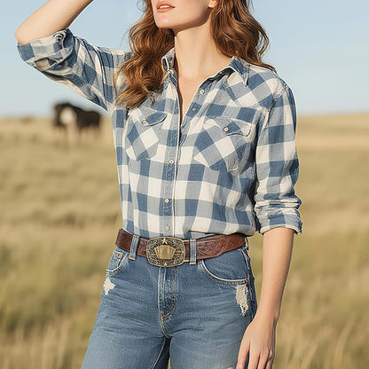 Cowboy Western Ratchet Belt for Men Women with Automatic Western Buckle, Ratchet Cowboy Leather Belt for Jeans Gifts