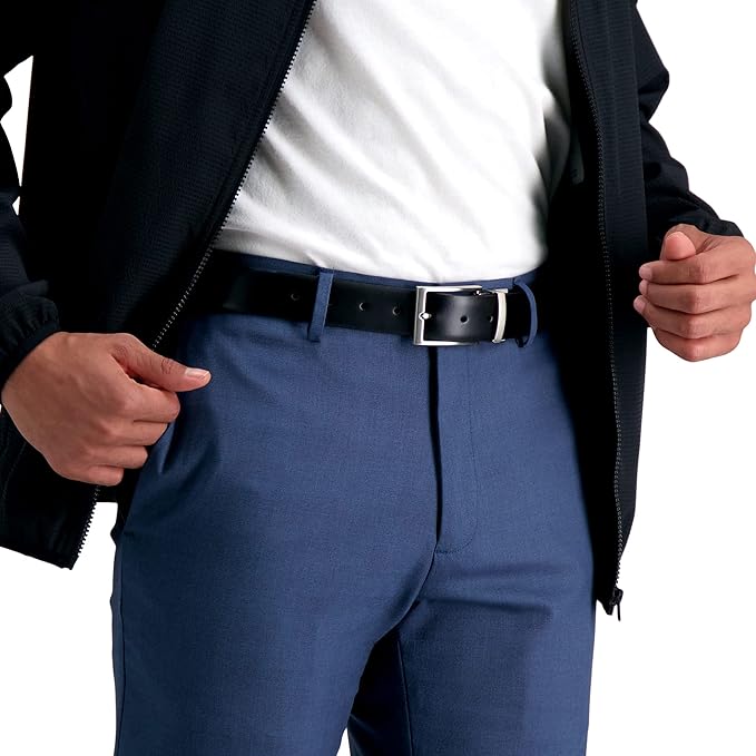 Calvin Klein Men’s Reversible Leather Belt - 2‑in‑1 Versatile Modern Style