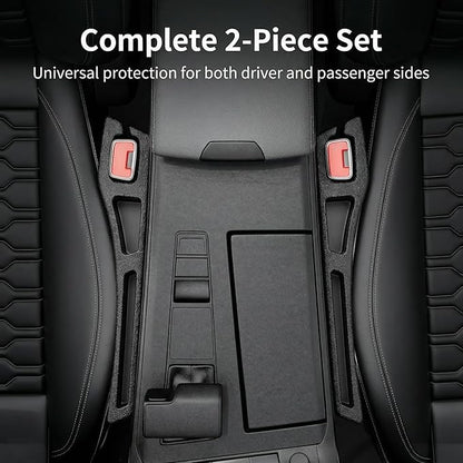 No Drop Seat Guard, Car Seat Gap Filler, Car Gap Filler Organizer, Universal Drop Seat Guards for Cars, Car Accessories Interior Prevent Stop Cellphone Wallet Keys Coins and Card from Dropping