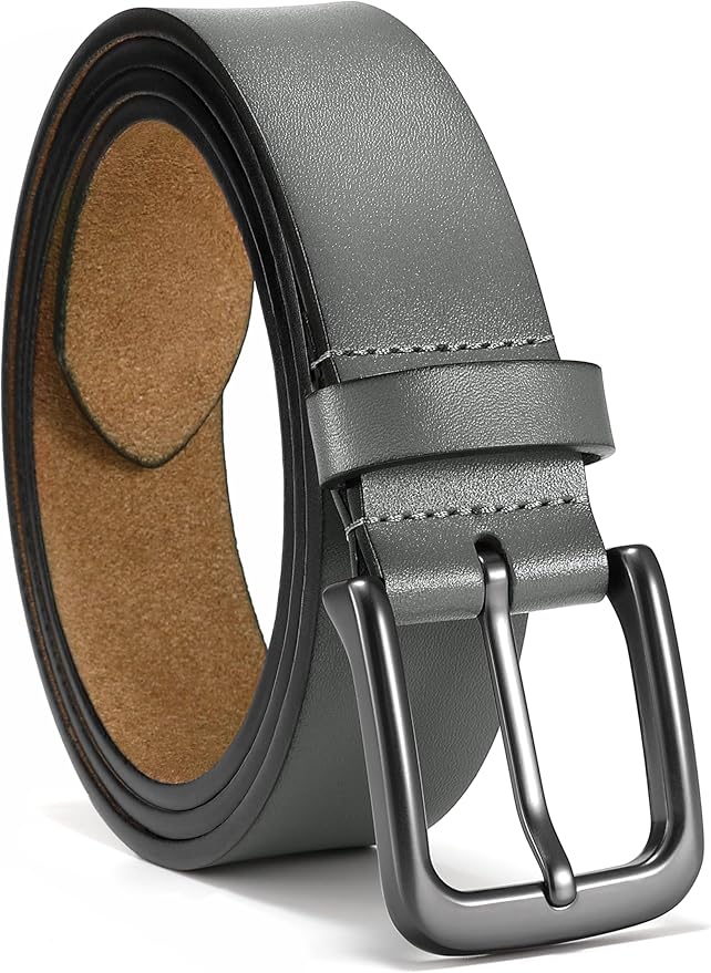 CHAOREN Mens Belts Leather - 35mm Genuine Leather Belt for Jeans - Men Gift for Casual Dress