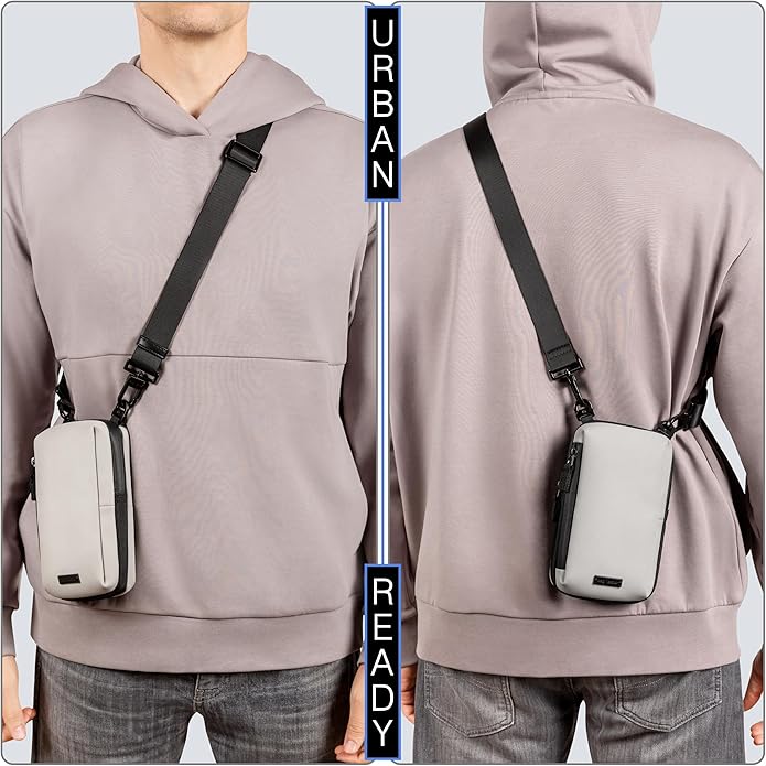 Cell Phone Crossbody Sling Bag EDC – RFID Small Shoulder Bag with Urban Tech Aesthetic