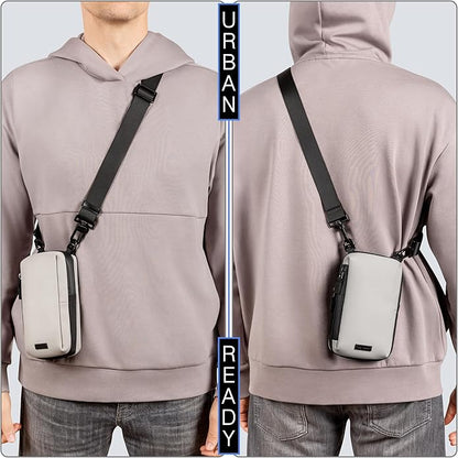Cell Phone Crossbody Sling Bag EDC – RFID Small Shoulder Bag with Urban Tech Aesthetic