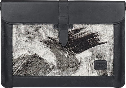 Londo Top Grain Leather Sleeve, Bohemian Bag for MacBook Pro and Air, 16 Inch, 15 Inch, 14 Inch, 13 Inch & 13.3 Inch, iPad Pro 12.9-inch Case