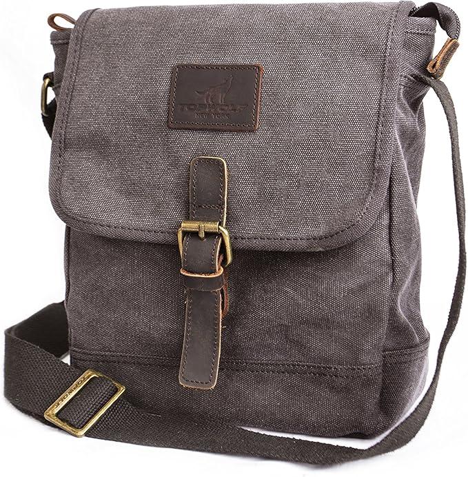 Canvas Messenger Bag Small Crossbody Bag Casual Travel Working Tools Bag Shoulder Bag Hold Phone Handset Anti Theft | Small, Casual, Travel, Working Tools Bag, Hold Phone, Handset