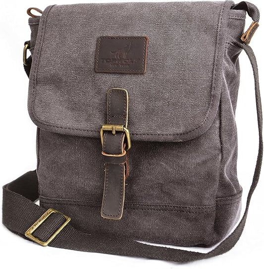 Canvas Messenger Bag Small Crossbody Bag Casual Travel Working Tools Bag Shoulder Bag Hold Phone Handset Anti Theft | Small, Casual, Travel, Working Tools Bag, Hold Phone, Handset