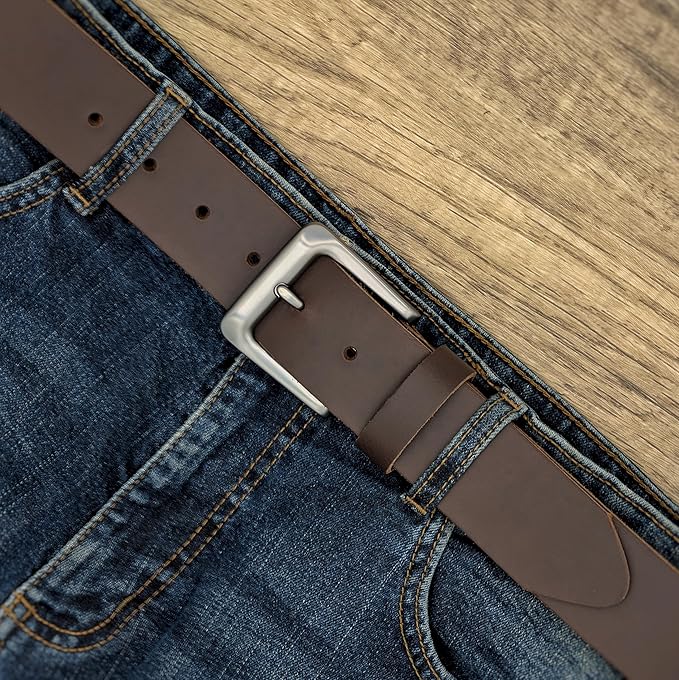 Ashford Ridge 38mm Full Hide Real Leather Belt Made in England