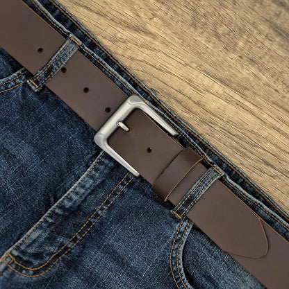 Ashford Ridge 38mm Full Hide Real Leather Belt Made in England