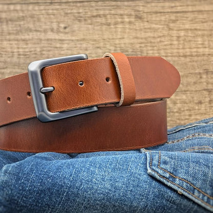 Ashford Ridge 38mm Full Hide Real Leather Belt Made in England