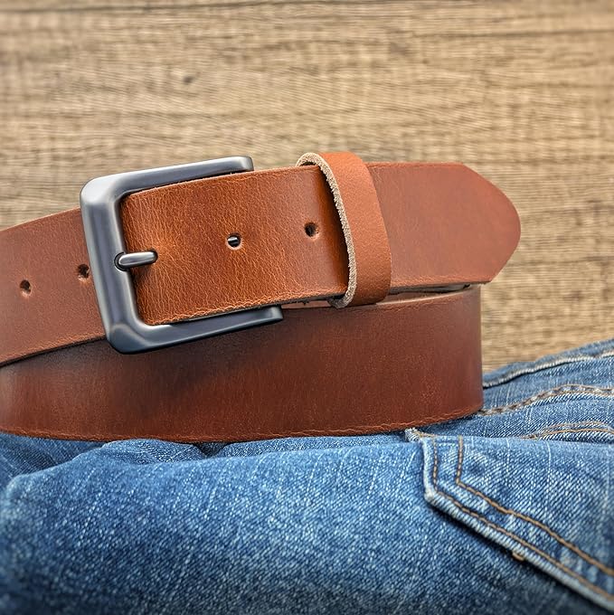Ashford Ridge 38mm Full Hide Real Leather Belt Made in England