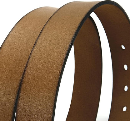 CHAOREN Mens Belts Leather - 35mm Genuine Leather Belt for Jeans - Men Gift for Casual Dress