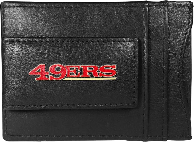 Siskiyou Sports NFL unisex Leather Cash & Cardholder & Money Clip