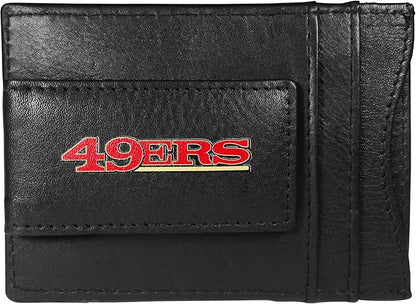 Siskiyou Sports NFL unisex Leather Cash & Cardholder & Money Clip