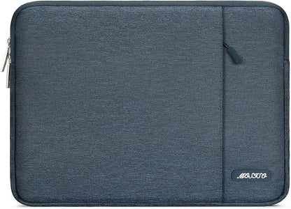 MOSISO Laptop Case 13 inch, Laptop Sleeve Compatible with MacBook Neo/Air/Pro 13 inch with A18/M5/M4/M3/M2/M1 Chip 2026-2016, Polyester Vertical Computer Sleeve Bag with Pocket, Haze Blue