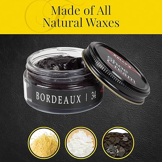 Kelly's Bordeaux Shoe Polish 1.5 oz - Professional Leather Shoe Cream