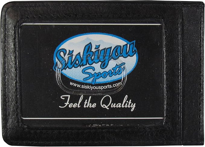 Siskiyou Sports NFL unisex Leather Cash & Cardholder & Money Clip