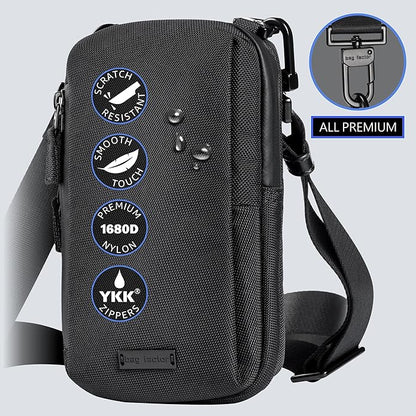 Cell Phone Crossbody Sling Bag EDC – RFID Small Shoulder Bag with Urban Tech Aesthetic