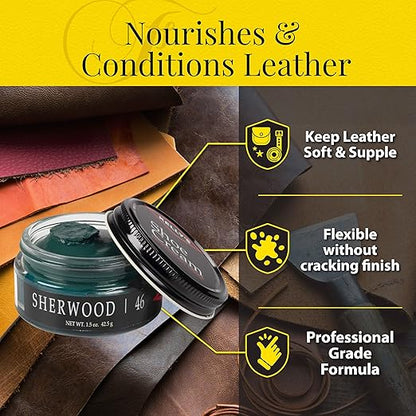 Kelly's Sherwood Shoe Polish 1.5 oz - Professional Leather Shoe Cream