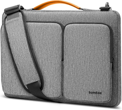 tomtoc Laptop Shoulder Bag for 2026 14 Inch MacBook Pro M5/M4/M3/M2/M1 Pro/Max 2026-2021, 13.5-14.4 Surface Laptop 7/6/Studio 2, Surface Book 3, 360 Protective Case Fit Asus VivoBook