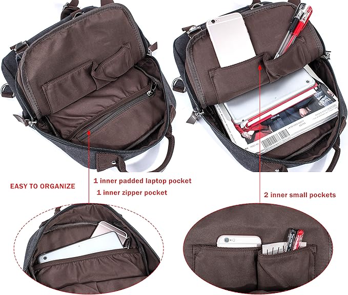 Leaper Retro Crossbody Bag Sling Bag Canvas Messenger Bag for Men Women Shoulder Bag Crossbody Handbags Satchel Travel Bag