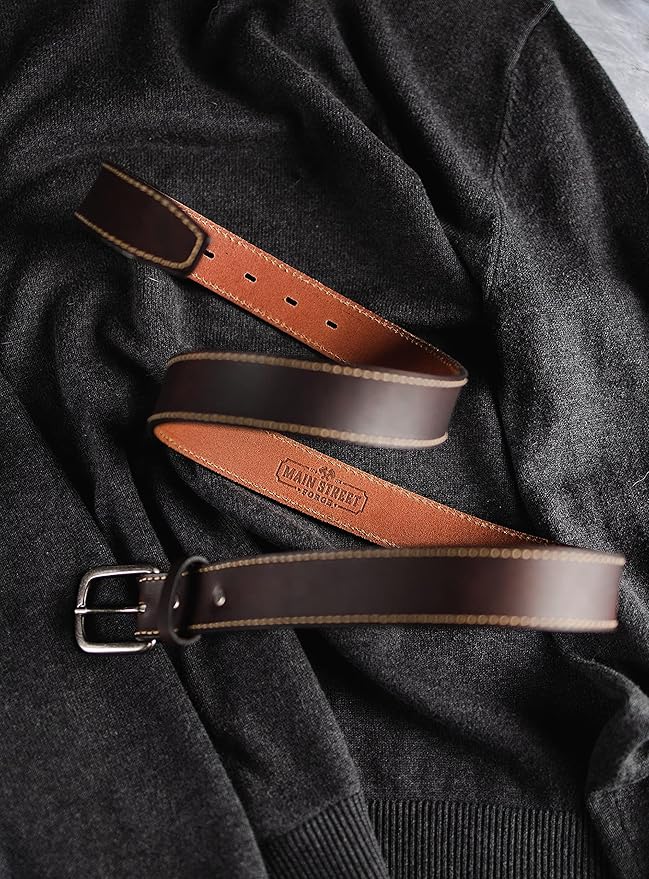 Main Street Forge The Executive Leather Belt | Made in USA | Men's Dress Belt | 1 1/4 Inch Belt